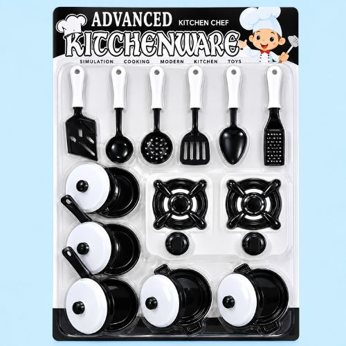 DPN RACKS 12 Pcs Kids Pretend Play Kitchen Toys Set