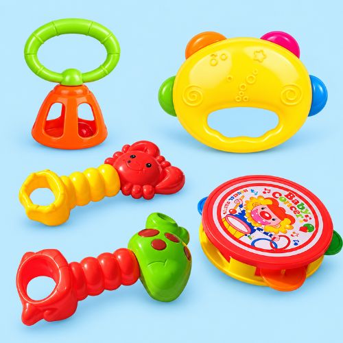 DPN RACKS Colorful Mini Funny Toys – Pack of 5
