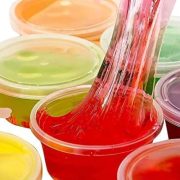DPN RACKS Colorful Crystal Slime - Non-Toxic DIY Crystal Clay Soft Slime Kit - Pack of 6